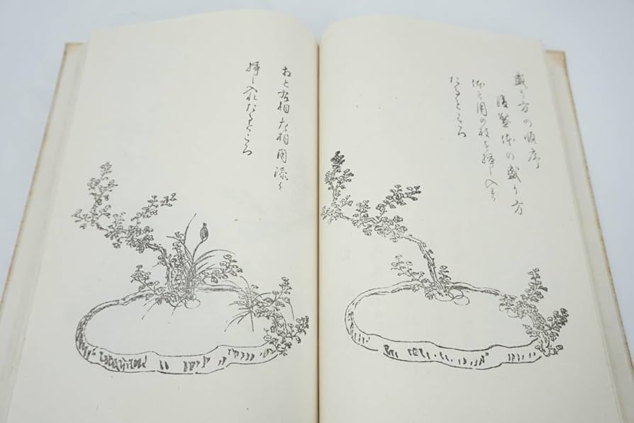 旧嵯峨御所華道総司所　盛花瓶花　竹之巻/桐之巻/菊之巻奥セット　非売品　生け花 旧嵯峨御所盛花瓶花竹の巻初伝 / ハナ書房 / 古本、中古本、古